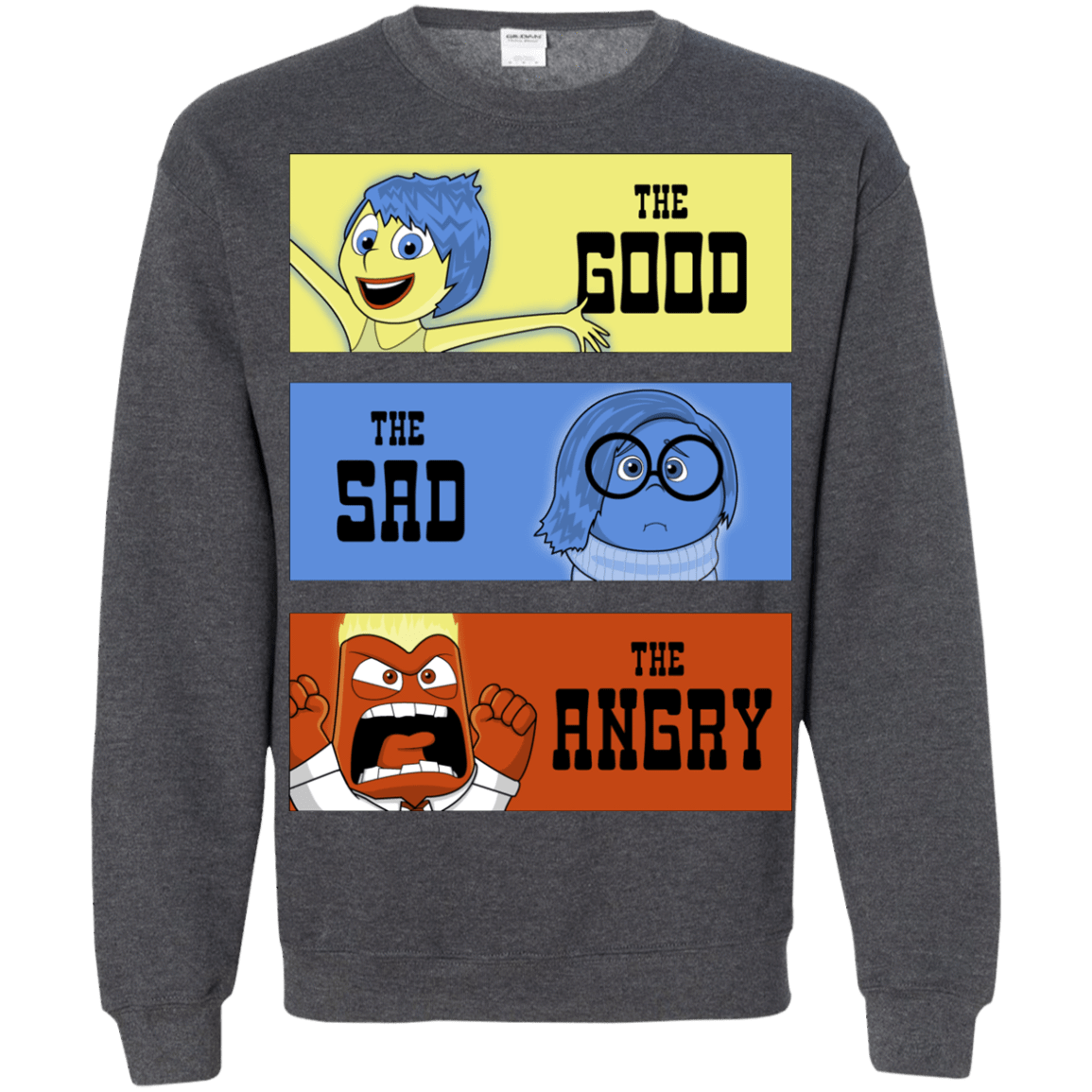 Sweatshirts Dark Heather / S The Good, the Sad & the Angry Crewneck Sweatshirt