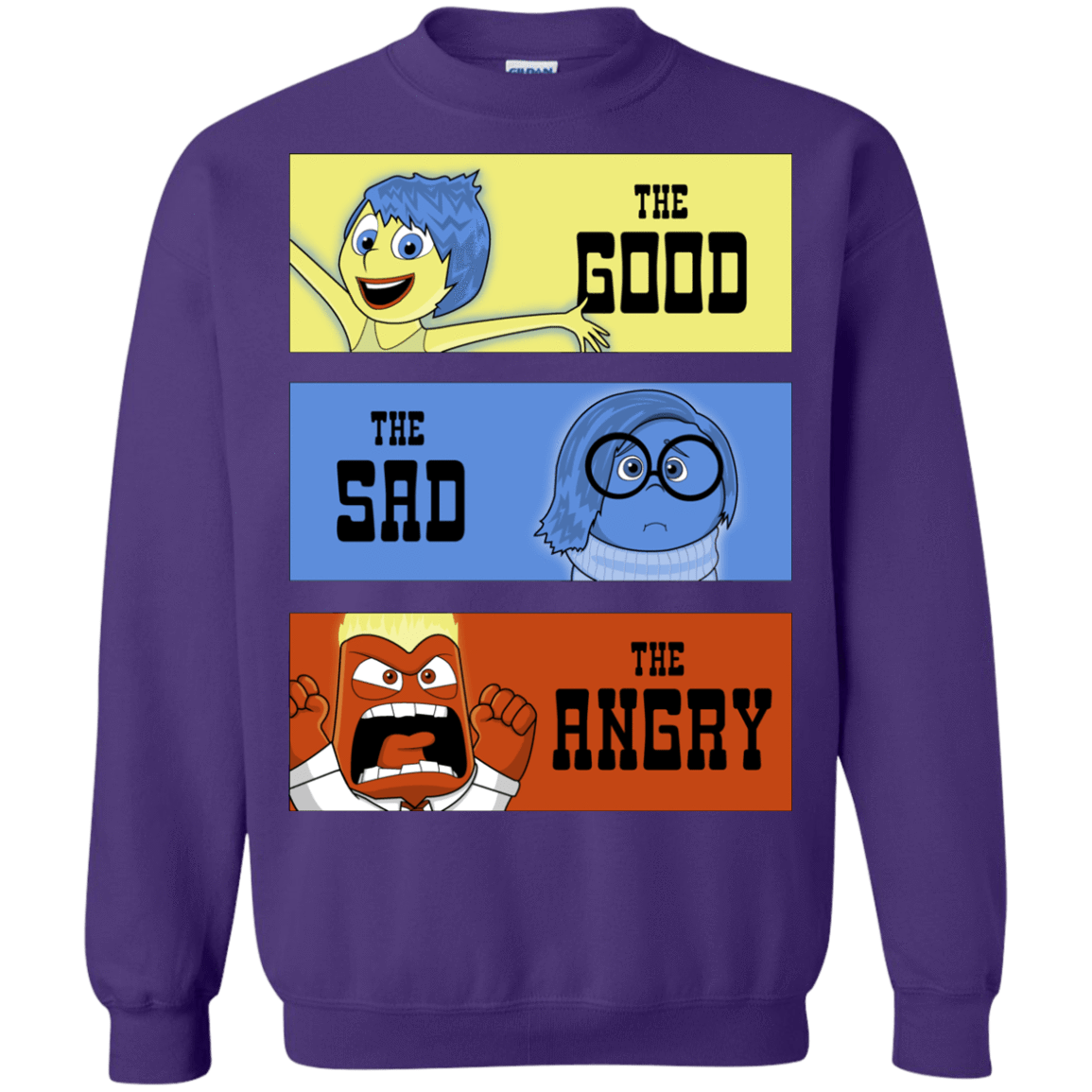 Sweatshirts Purple / S The Good, the Sad & the Angry Crewneck Sweatshirt