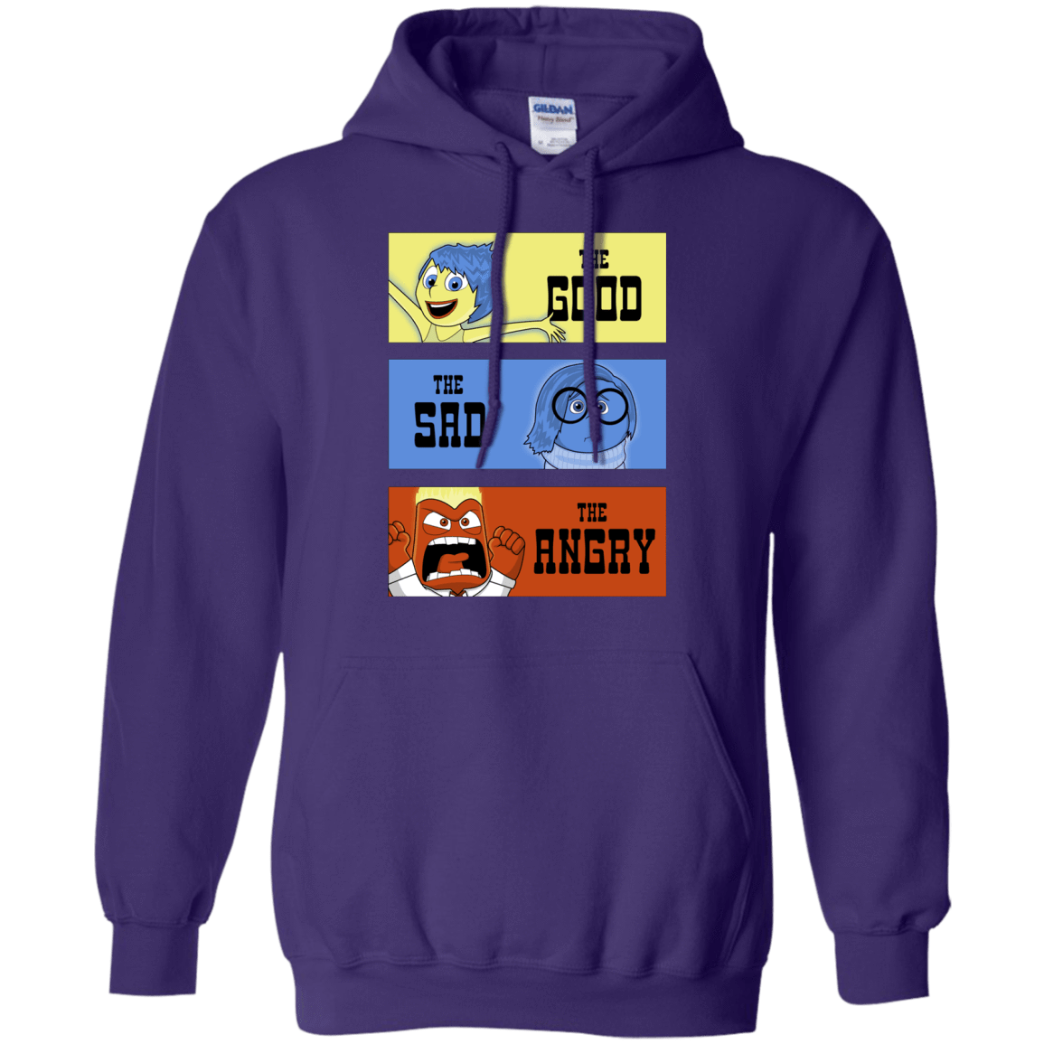 Sweatshirts Purple / S The Good, the Sad & the Angry Pullover Hoodie