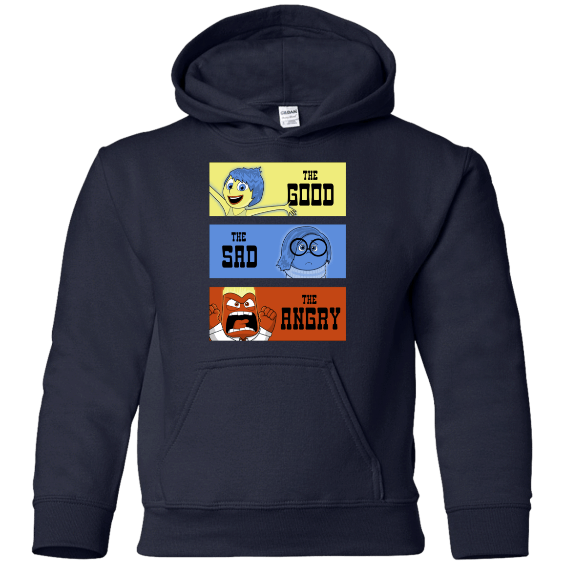 Sweatshirts Navy / YS The Good, the Sad & the Angry Youth Hoodie