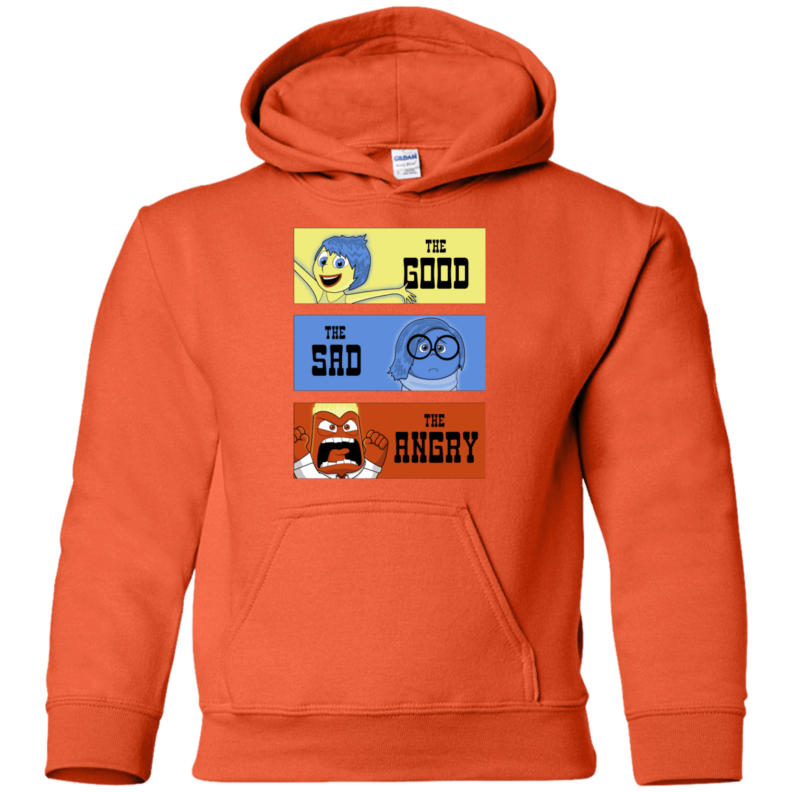 Sweatshirts Orange / YS The Good, the Sad & the Angry Youth Hoodie
