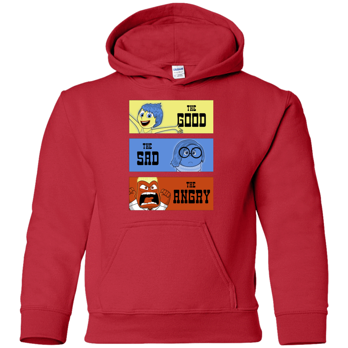 Sweatshirts Red / YS The Good, the Sad & the Angry Youth Hoodie