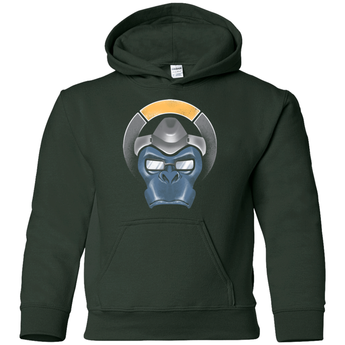 Sweatshirts Forest Green / YS The Gorilla Youth Hoodie