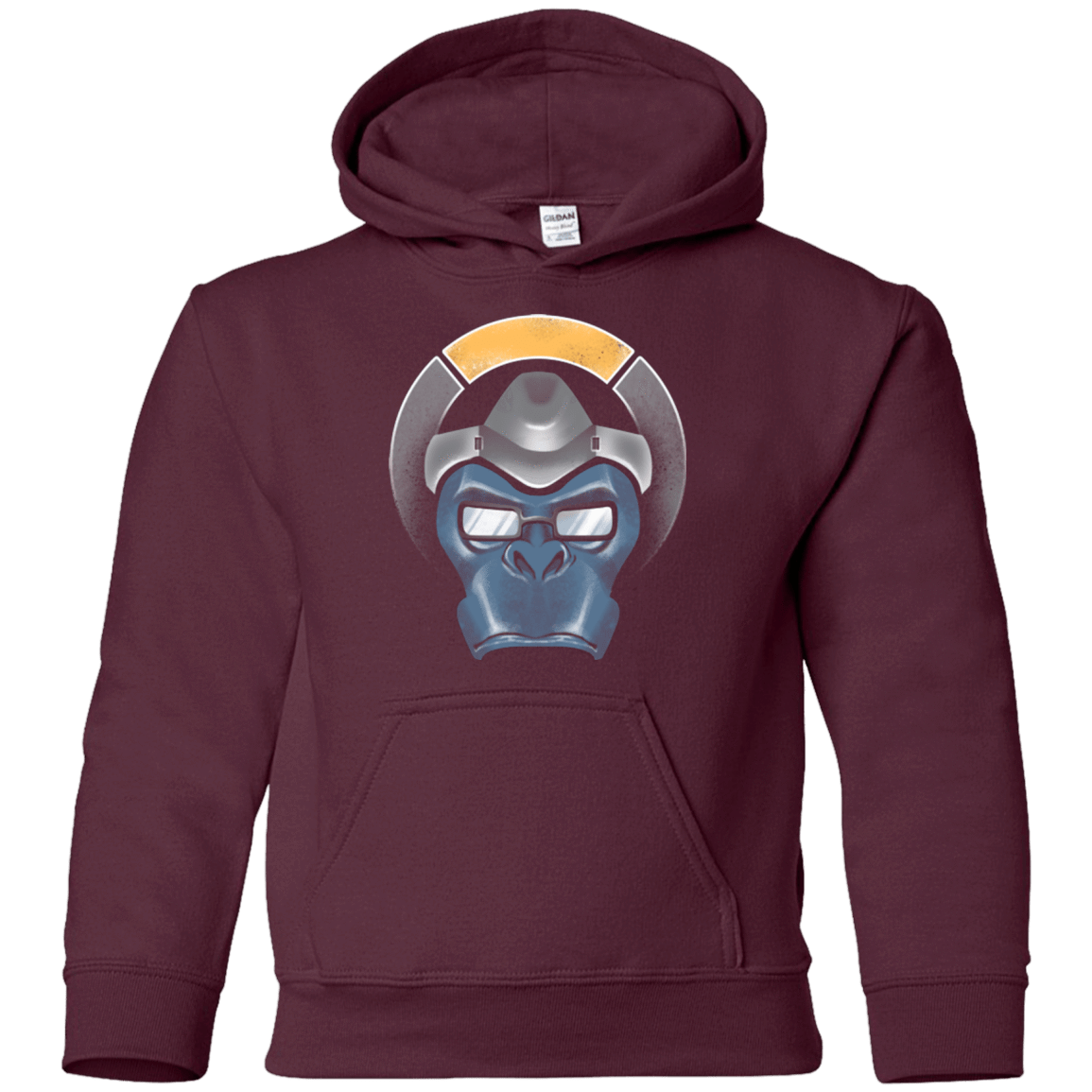 Sweatshirts Maroon / YS The Gorilla Youth Hoodie