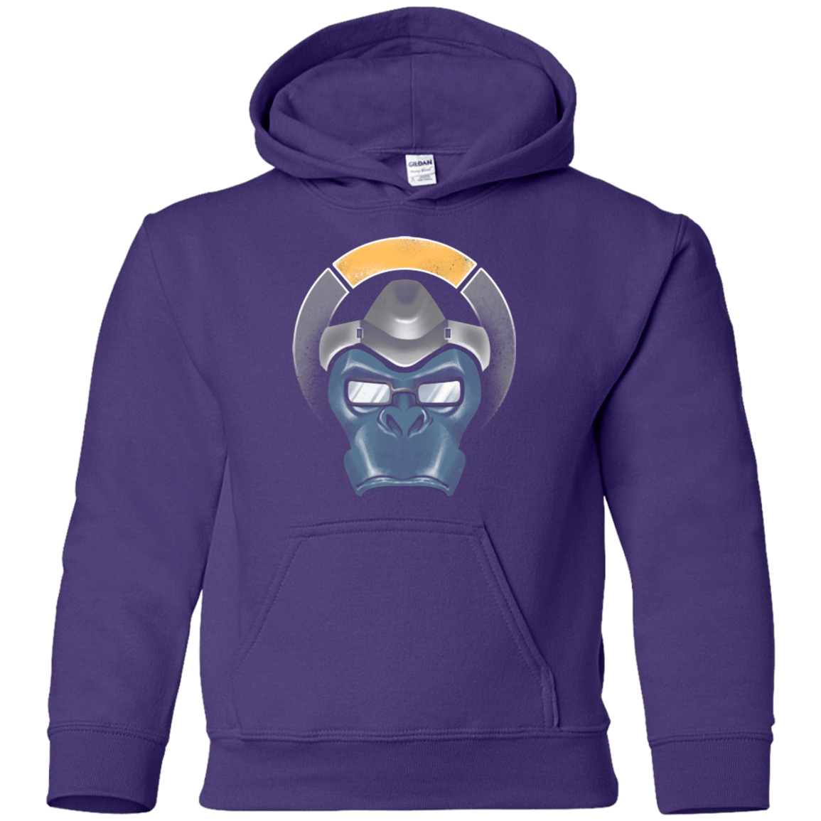 Sweatshirts Purple / YS The Gorilla Youth Hoodie