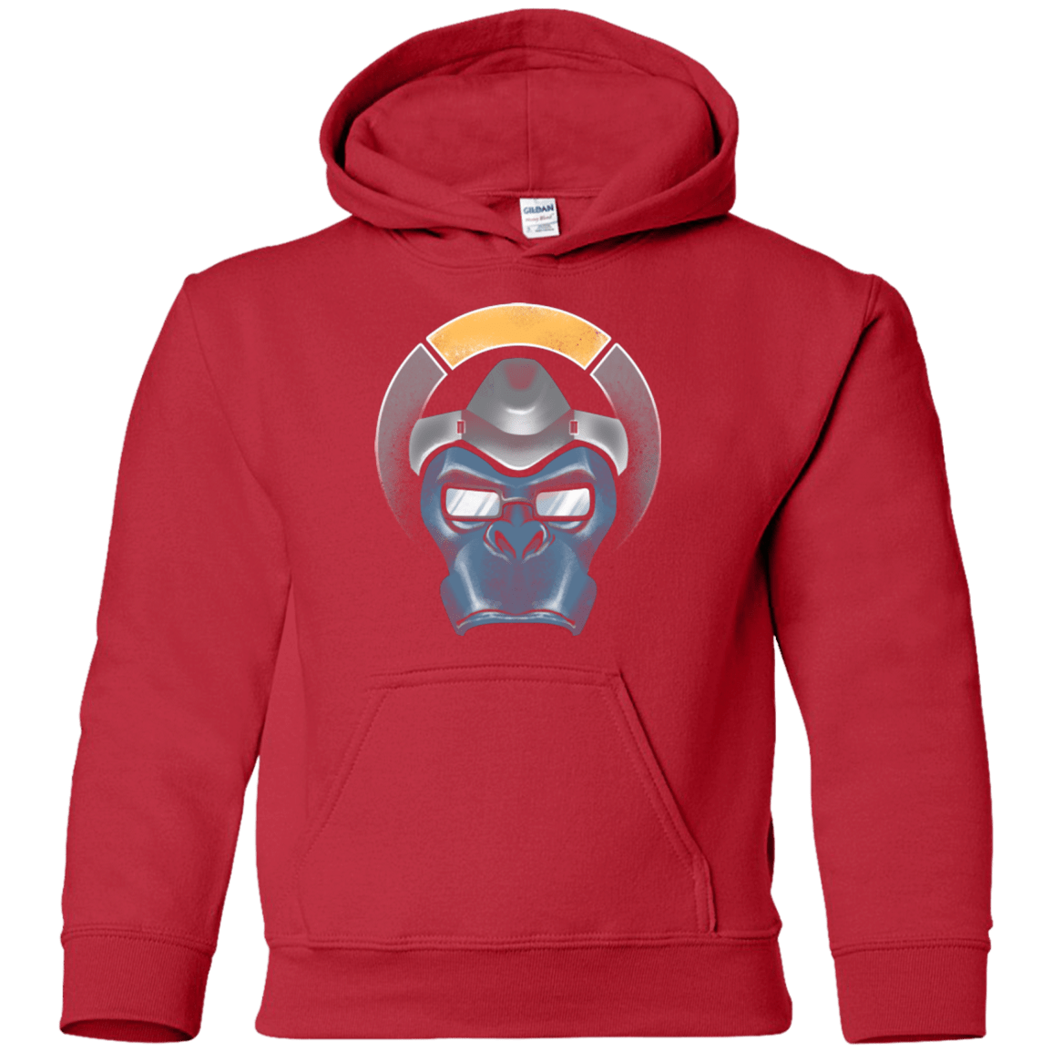 Sweatshirts Red / YS The Gorilla Youth Hoodie