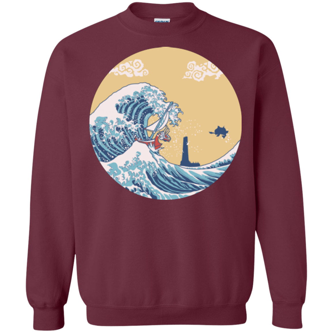 Sweatshirts Maroon / Small The Great Sea Crewneck Sweatshirt
