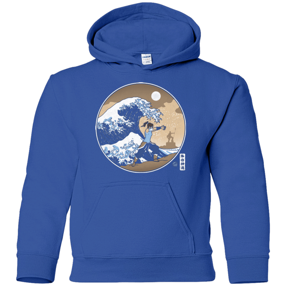 Sweatshirts Royal / YS The Great Wave of Republic City Youth Hoodie