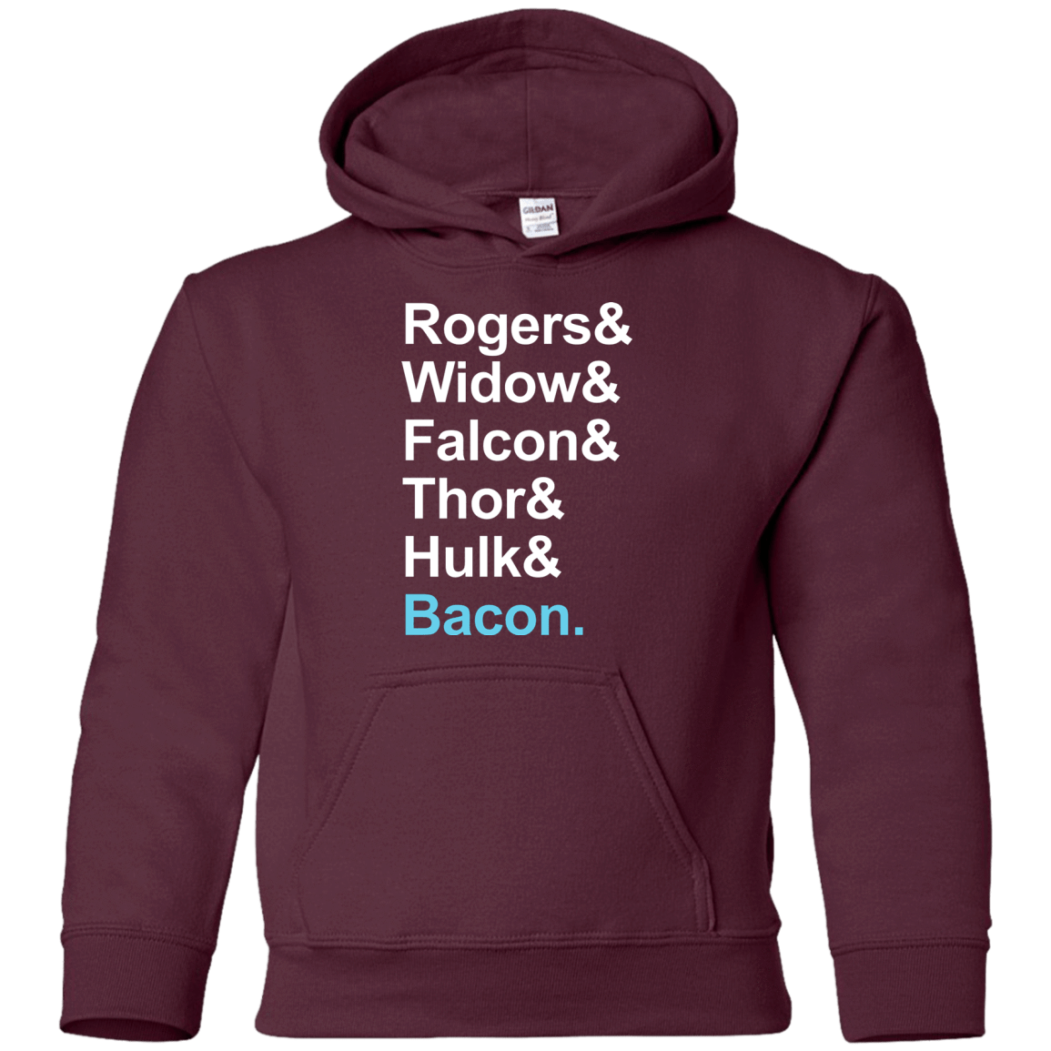 Sweatshirts Maroon / YS The Greatest Avenger Youth Hoodie