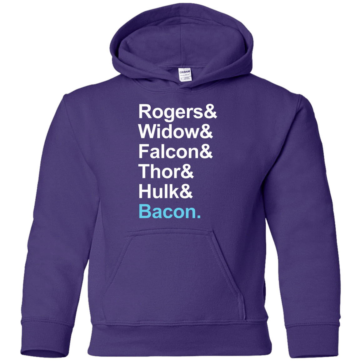 Sweatshirts Purple / YS The Greatest Avenger Youth Hoodie