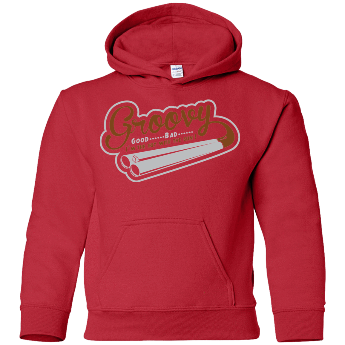 Sweatshirts Red / YS The Guy With The Gun Youth Hoodie