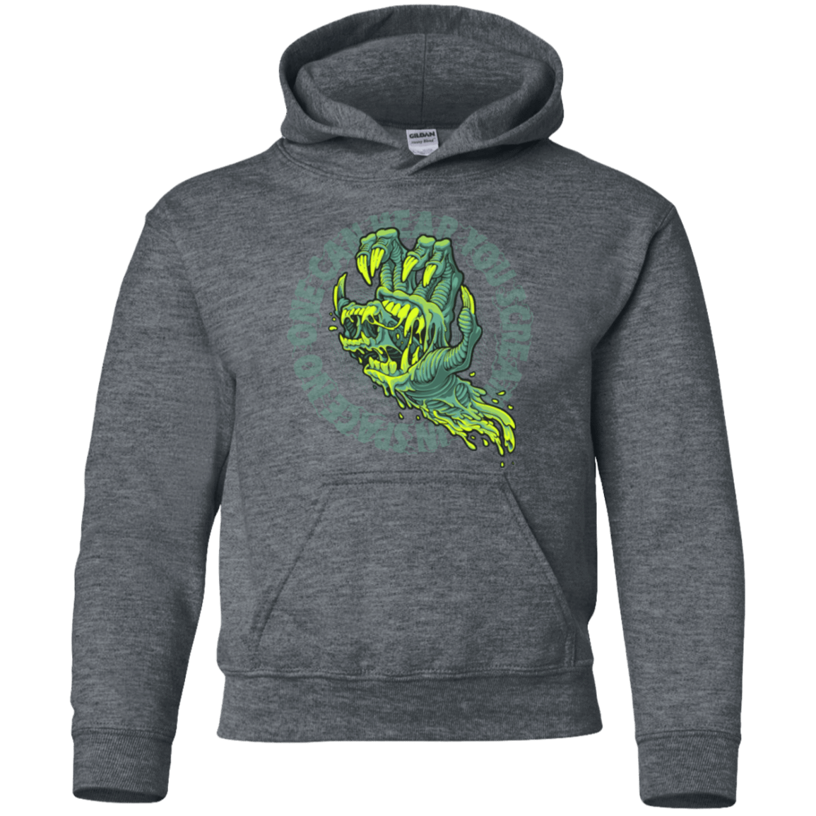 Sweatshirts Dark Heather / YS The Hand That Feeds Youth Hoodie