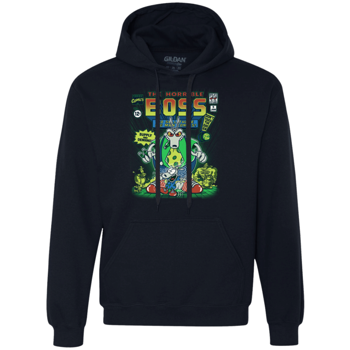 Sweatshirts Navy / Small The Horrible Boss Premium Fleece Hoodie