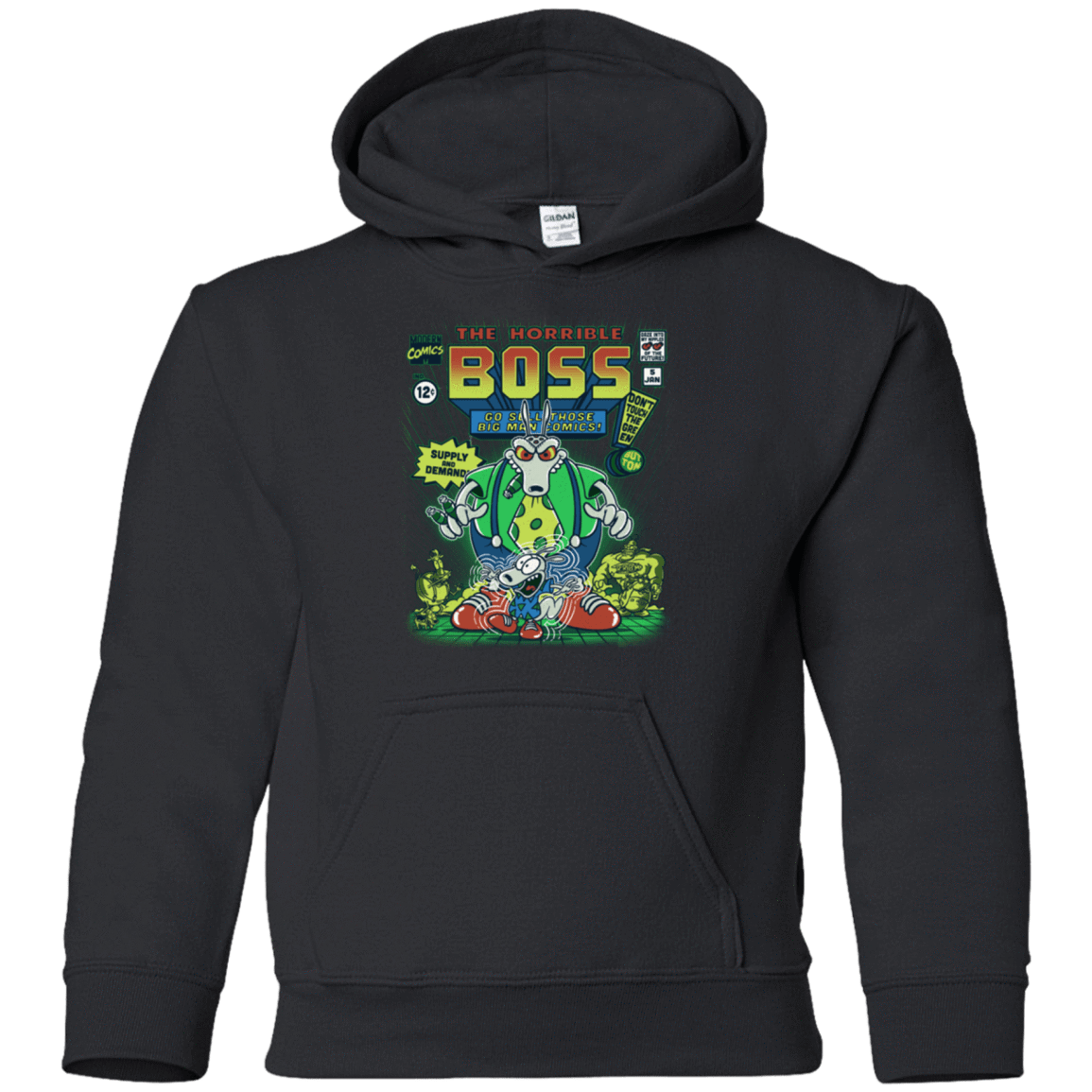 Sweatshirts Black / YS The Horrible Boss Youth Hoodie