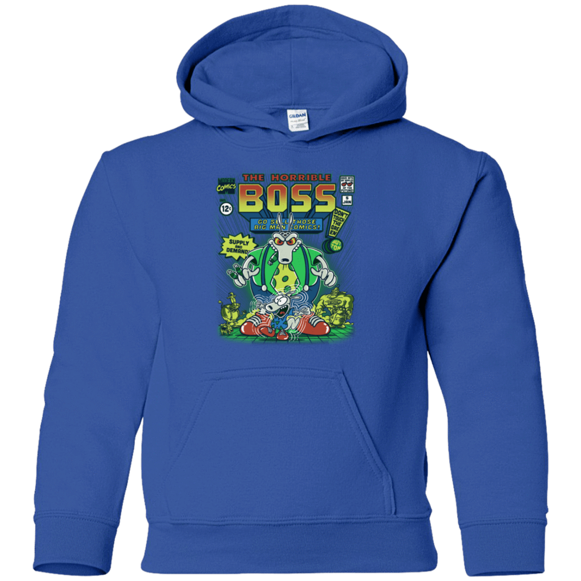 Sweatshirts Royal / YS The Horrible Boss Youth Hoodie