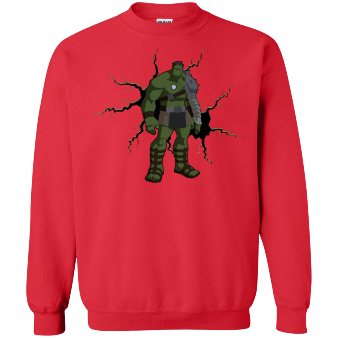 Sweatshirts Red / Small The Hulk Crewneck Sweatshirt