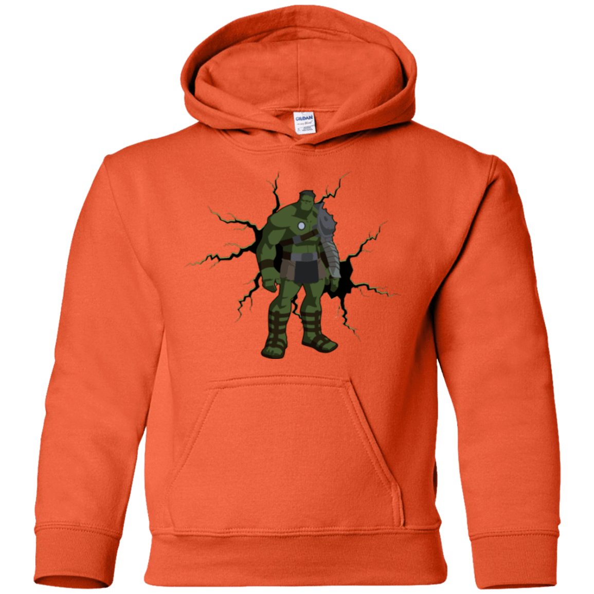 Sweatshirts Orange / YS The Hulk Youth Hoodie