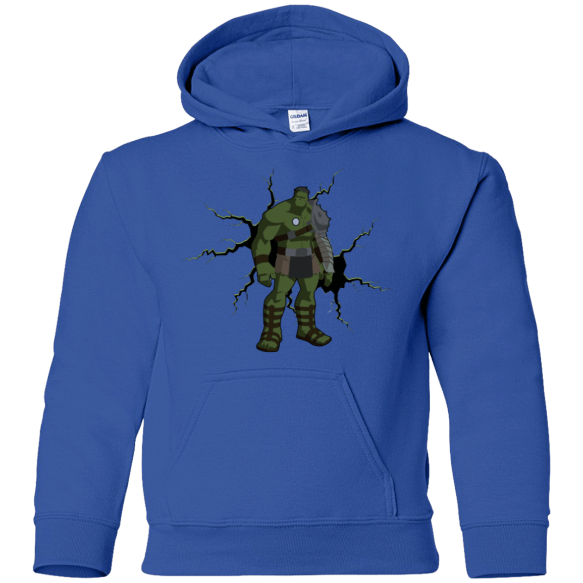 Sweatshirts Royal / YS The Hulk Youth Hoodie