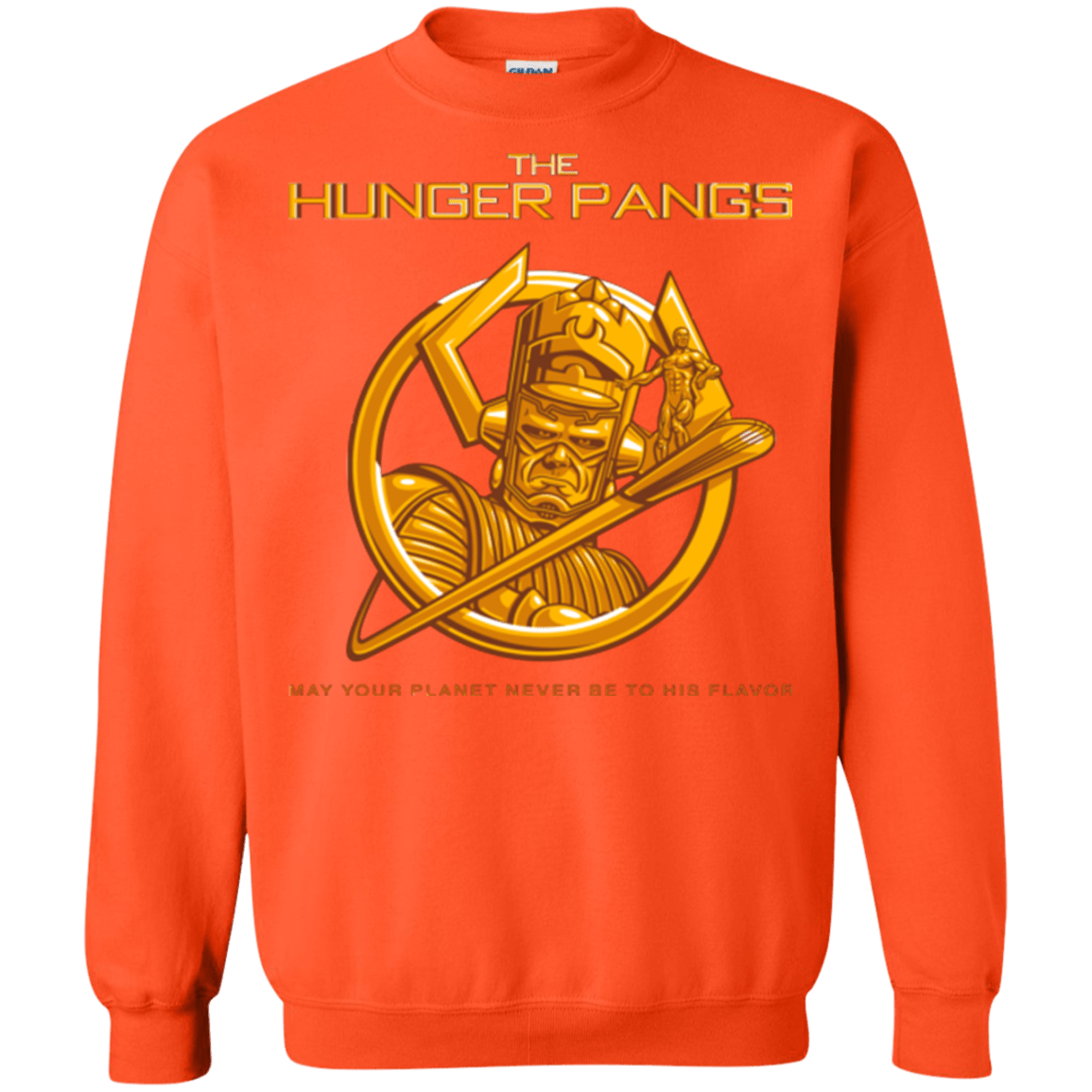 Sweatshirts Orange / Small The Hunger Pangs Crewneck Sweatshirt