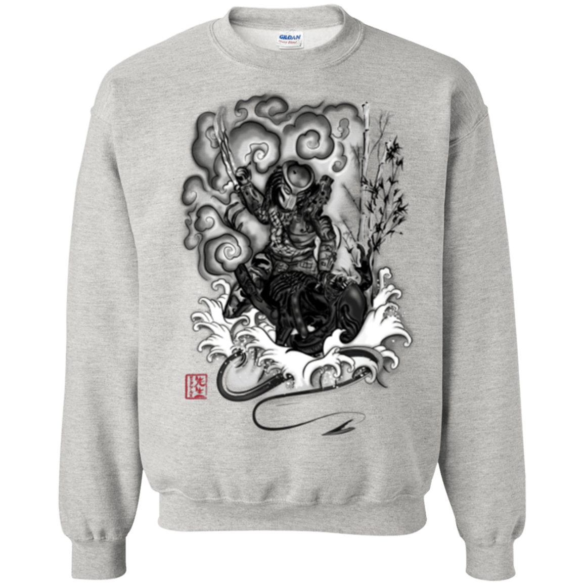 Sweatshirts Ash / Small The hunter and the demon Crewneck Sweatshirt