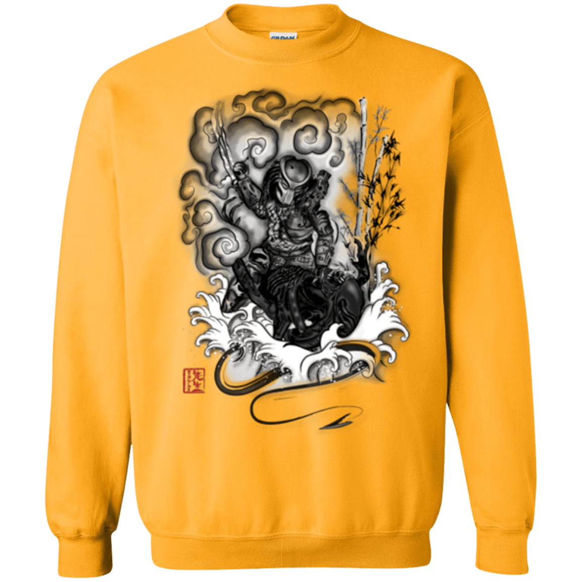 Sweatshirts Gold / Small The hunter and the demon Crewneck Sweatshirt
