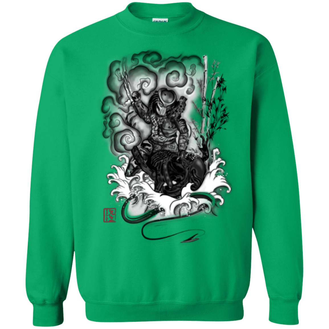 Sweatshirts Irish Green / Small The hunter and the demon Crewneck Sweatshirt