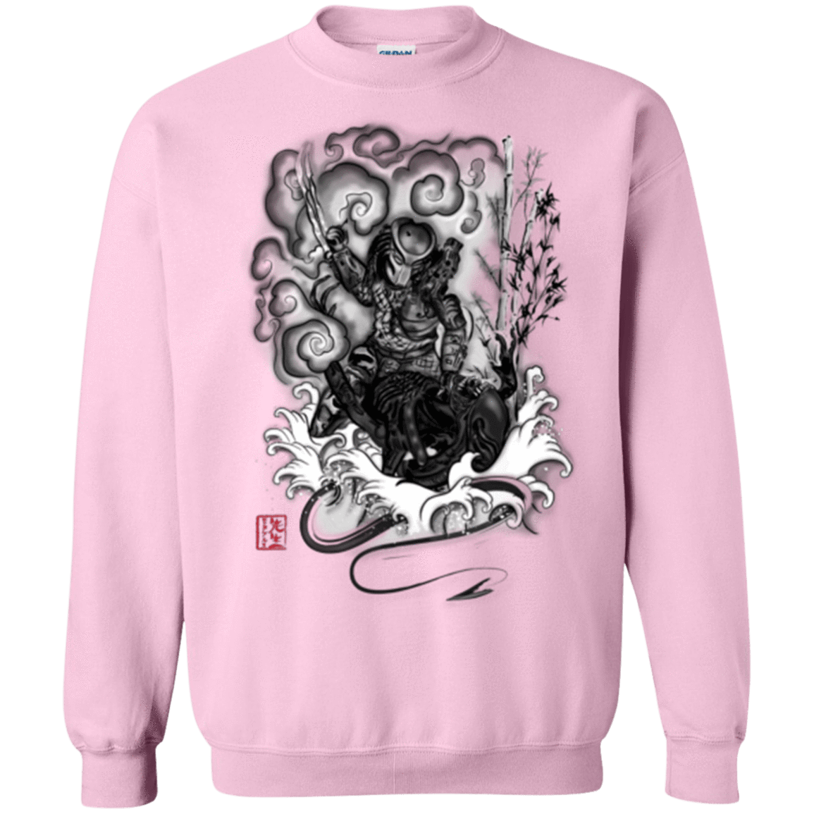 Sweatshirts Light Pink / Small The hunter and the demon Crewneck Sweatshirt