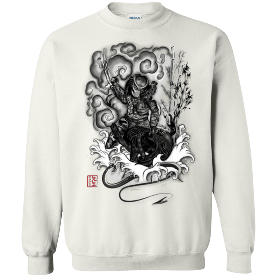 Sweatshirts White / Small The hunter and the demon Crewneck Sweatshirt