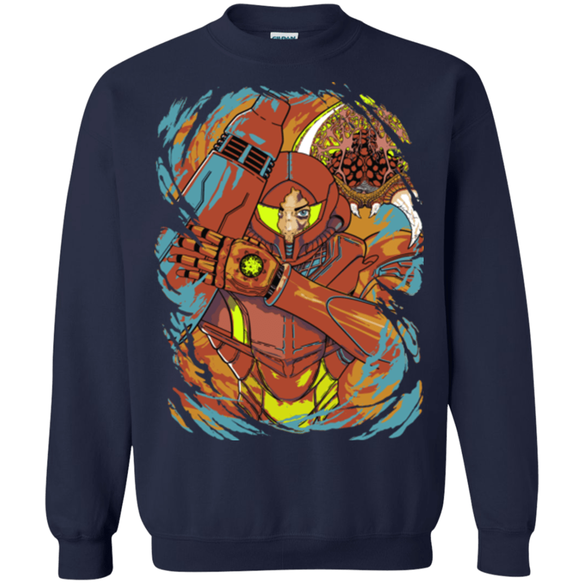 Sweatshirts Navy / Small The Huntress Crewneck Sweatshirt