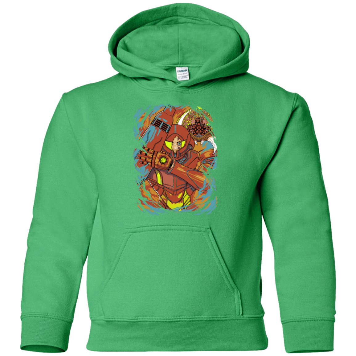 Sweatshirts Irish Green / YS The Huntress Youth Hoodie