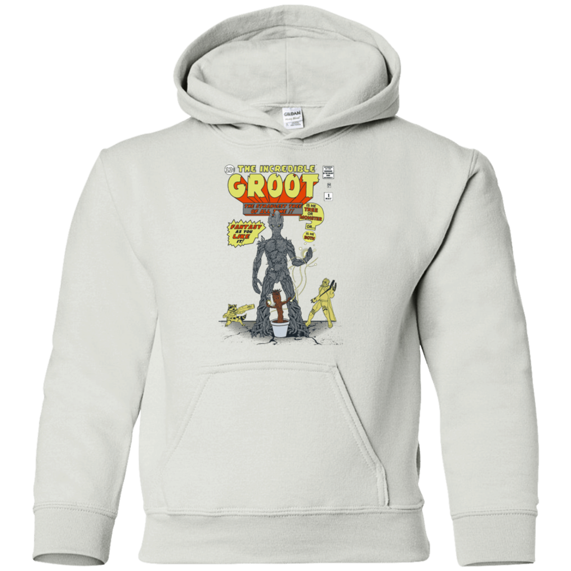 Sweatshirts White / YS The Incredible Groot Youth Hoodie