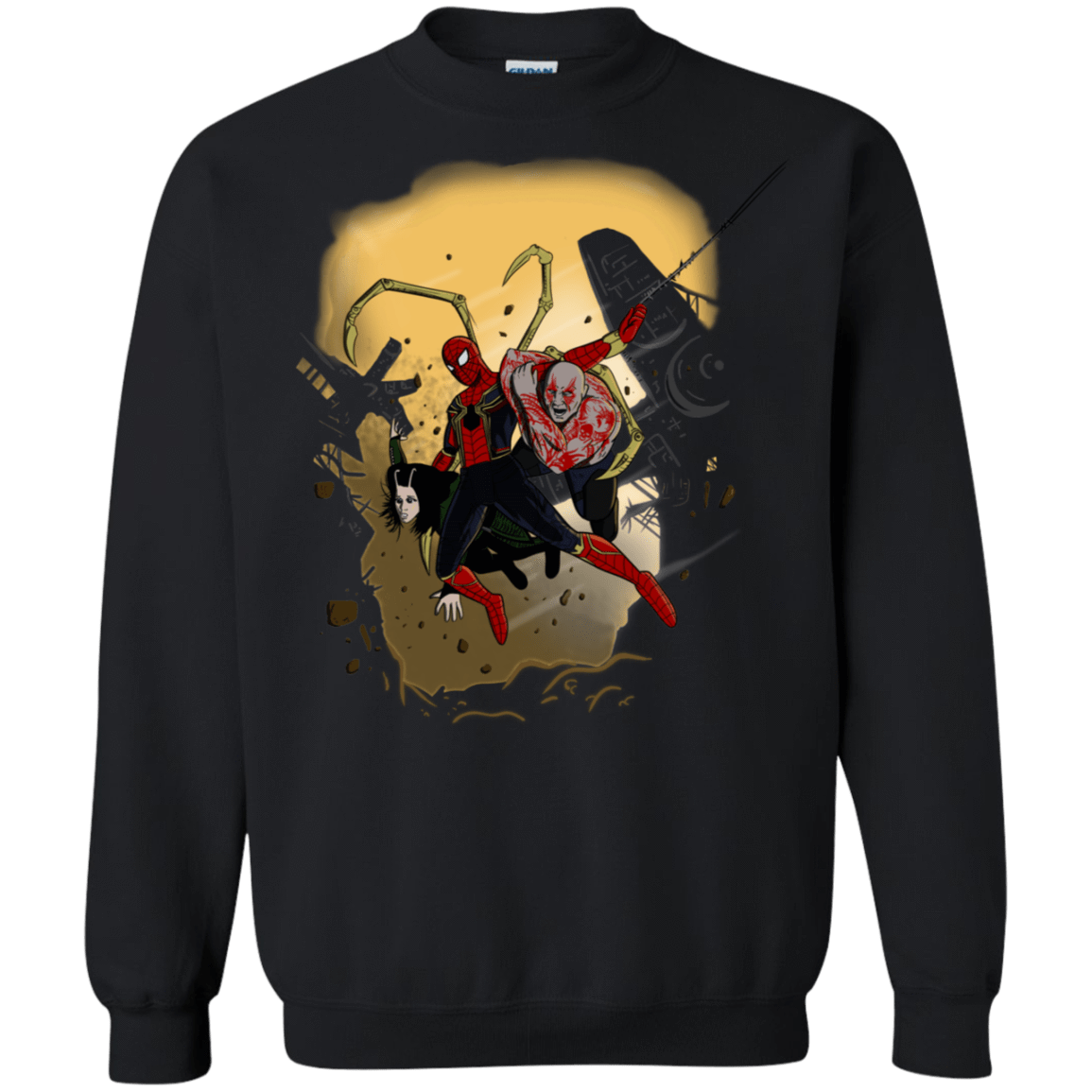 Sweatshirts Black / S The Infinity Spiderman Crewneck Sweatshirt