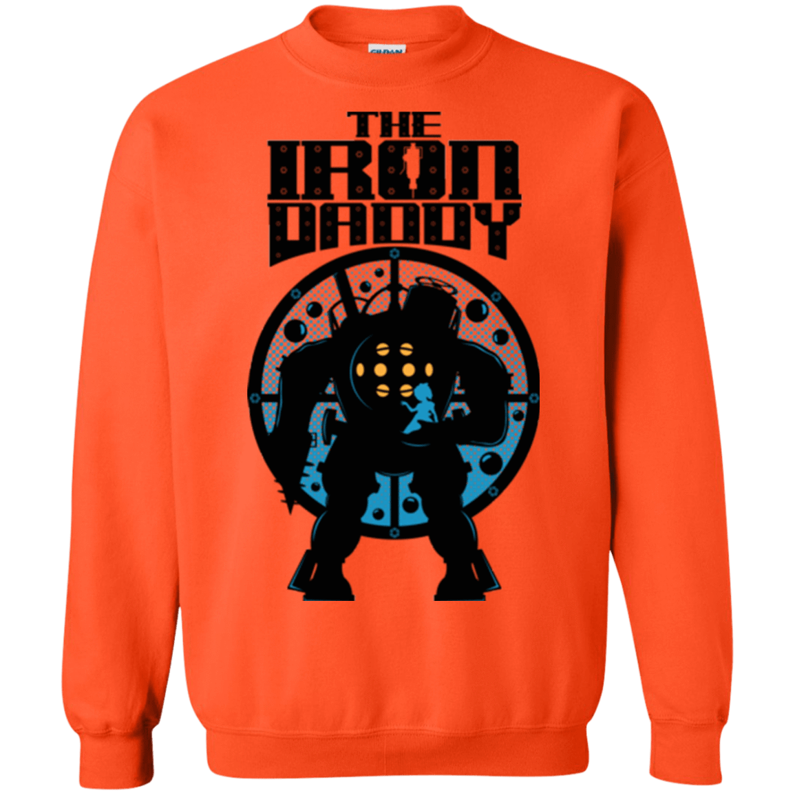 Sweatshirts Orange / Small The Iron Daddy Crewneck Sweatshirt