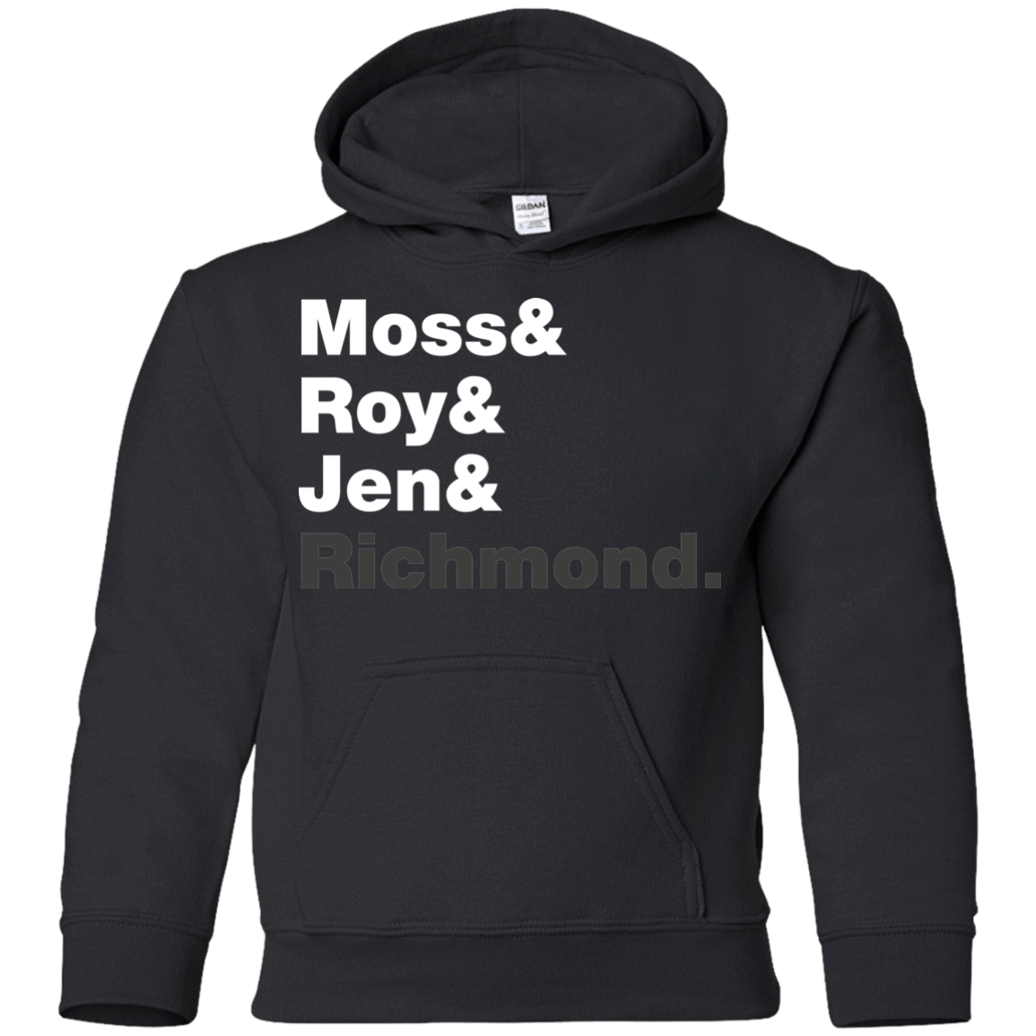 Sweatshirts Black / YS The IT Crowd Staff Youth Hoodie