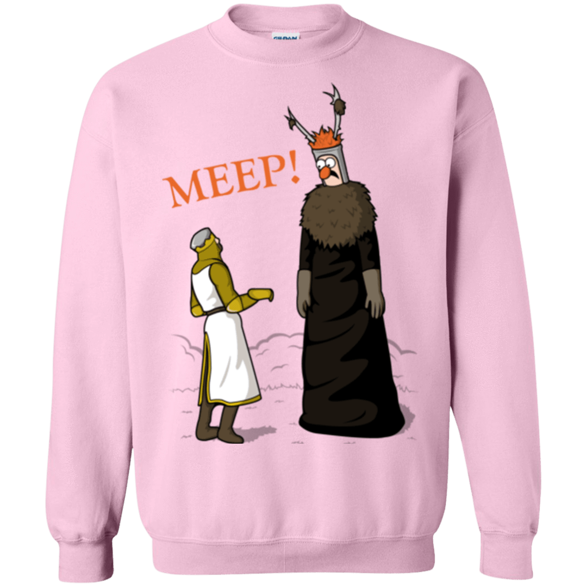Sweatshirts Light Pink / Small The Knight Who Says MEEP Crewneck Sweatshirt