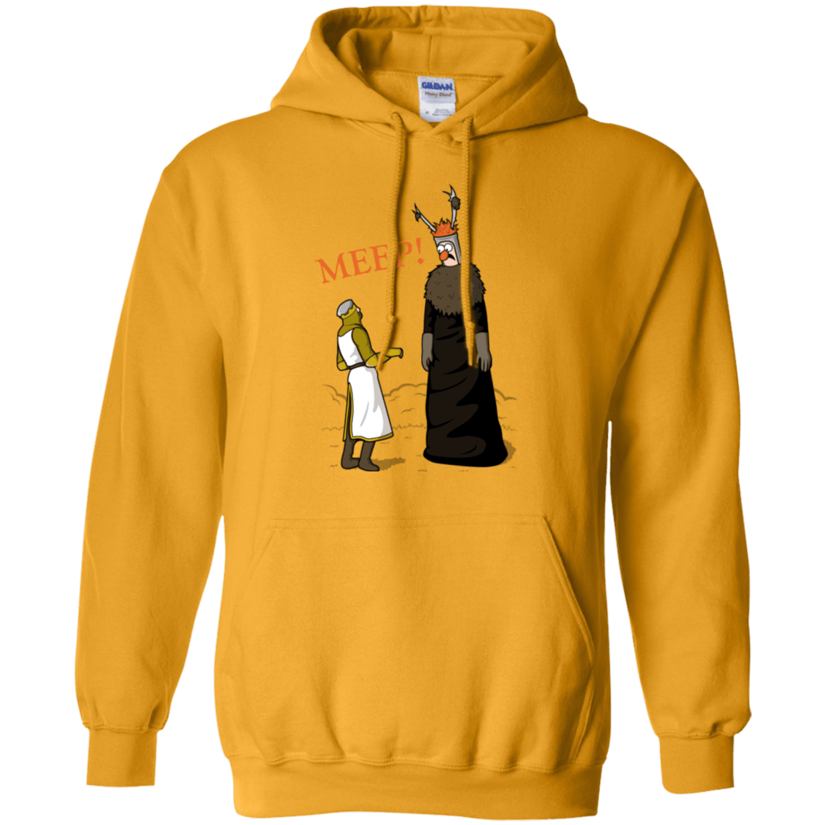 Sweatshirts Gold / Small The Knight Who Says MEEP Pullover Hoodie