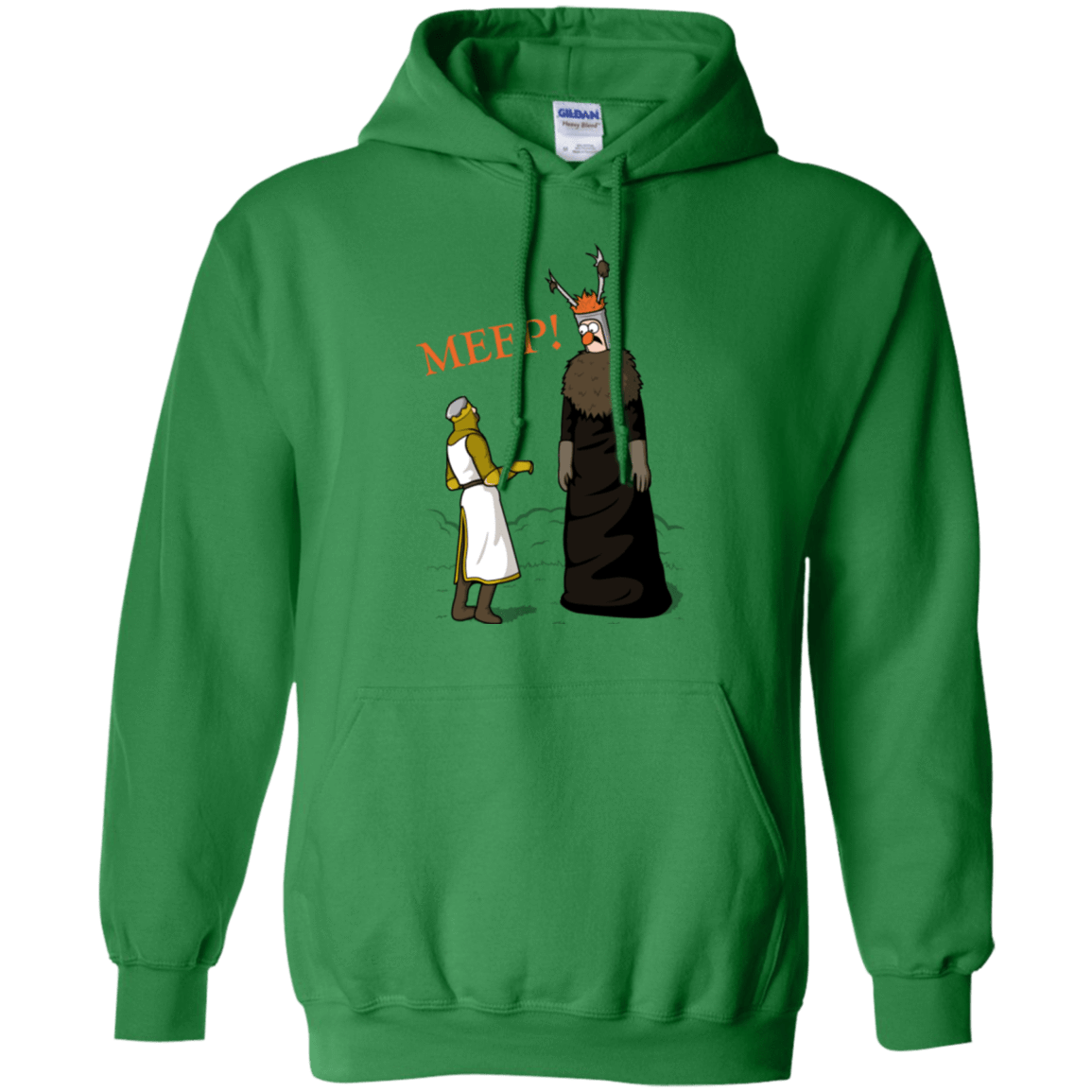 Sweatshirts Irish Green / Small The Knight Who Says MEEP Pullover Hoodie