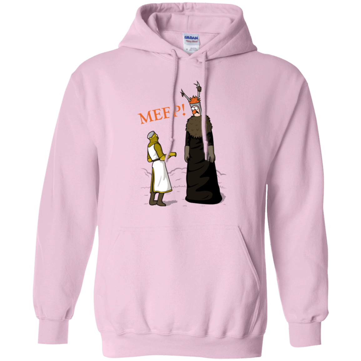 Sweatshirts Light Pink / Small The Knight Who Says MEEP Pullover Hoodie