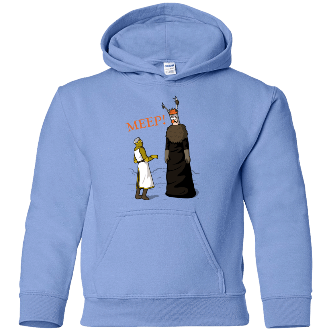 Sweatshirts Carolina Blue / YS The Knight Who Says MEEP Youth Hoodie