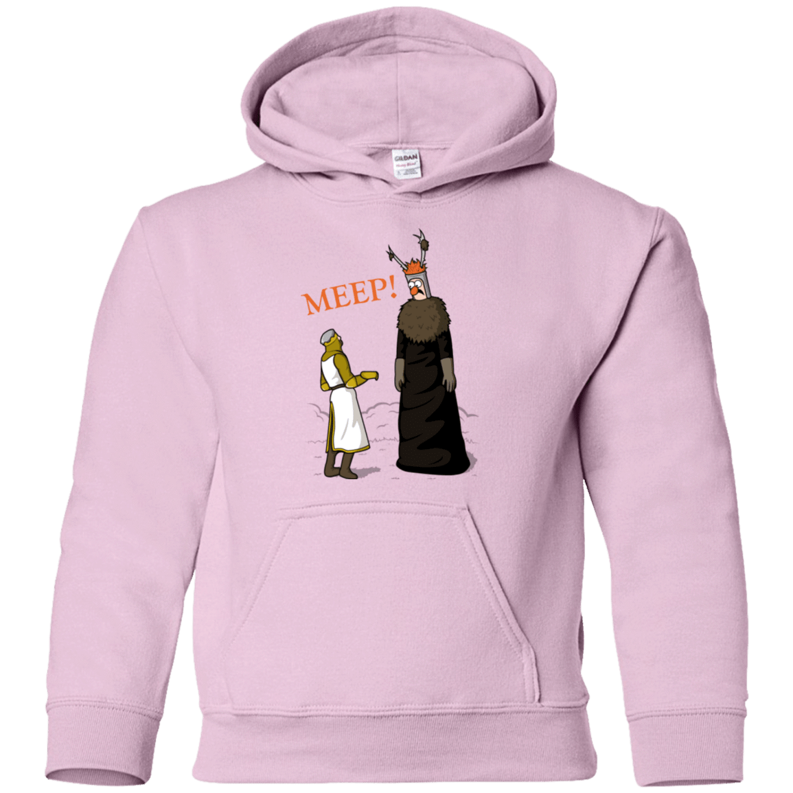 Sweatshirts Light Pink / YS The Knight Who Says MEEP Youth Hoodie
