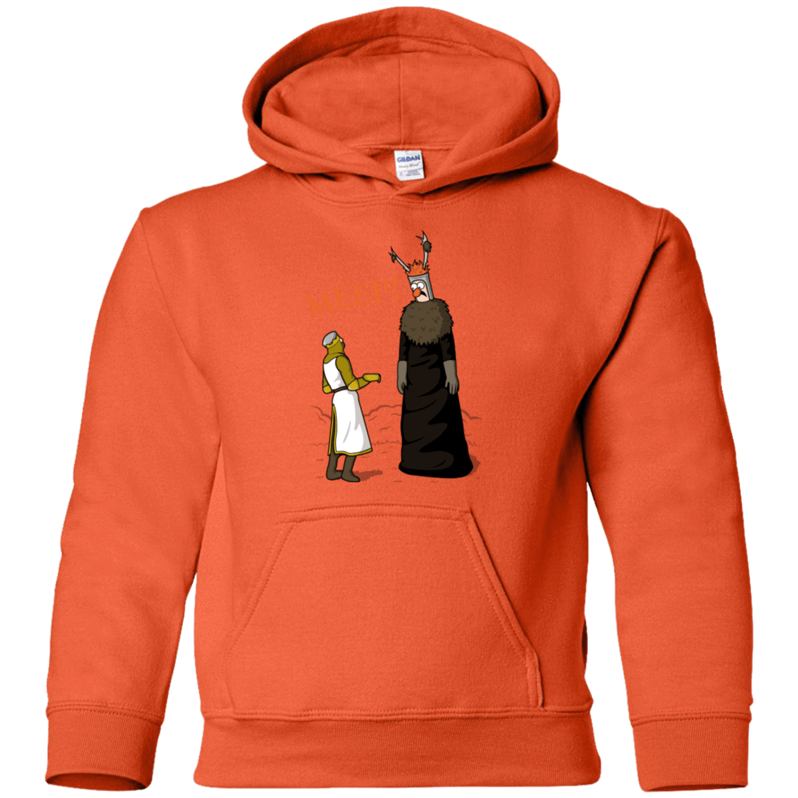 Sweatshirts Orange / YS The Knight Who Says MEEP Youth Hoodie