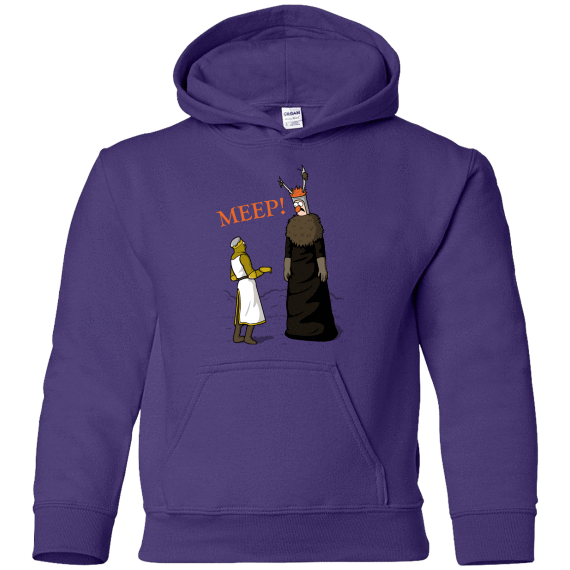 Sweatshirts Purple / YS The Knight Who Says MEEP Youth Hoodie