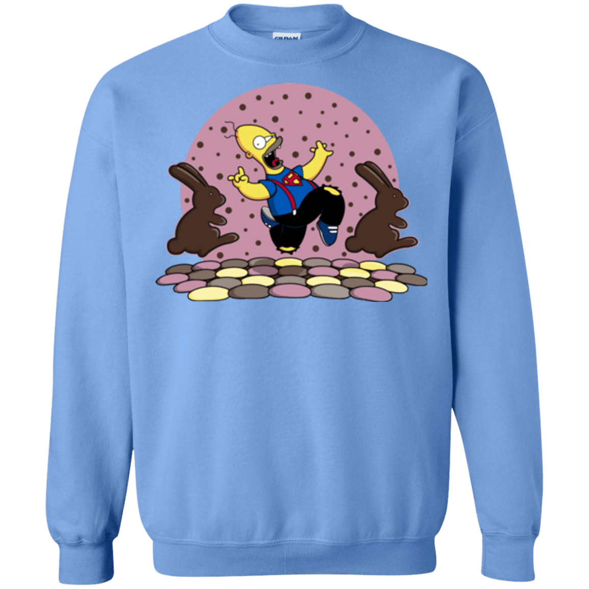 Sweatshirts Carolina Blue / Small The Land of Chocolate Crewneck Sweatshirt