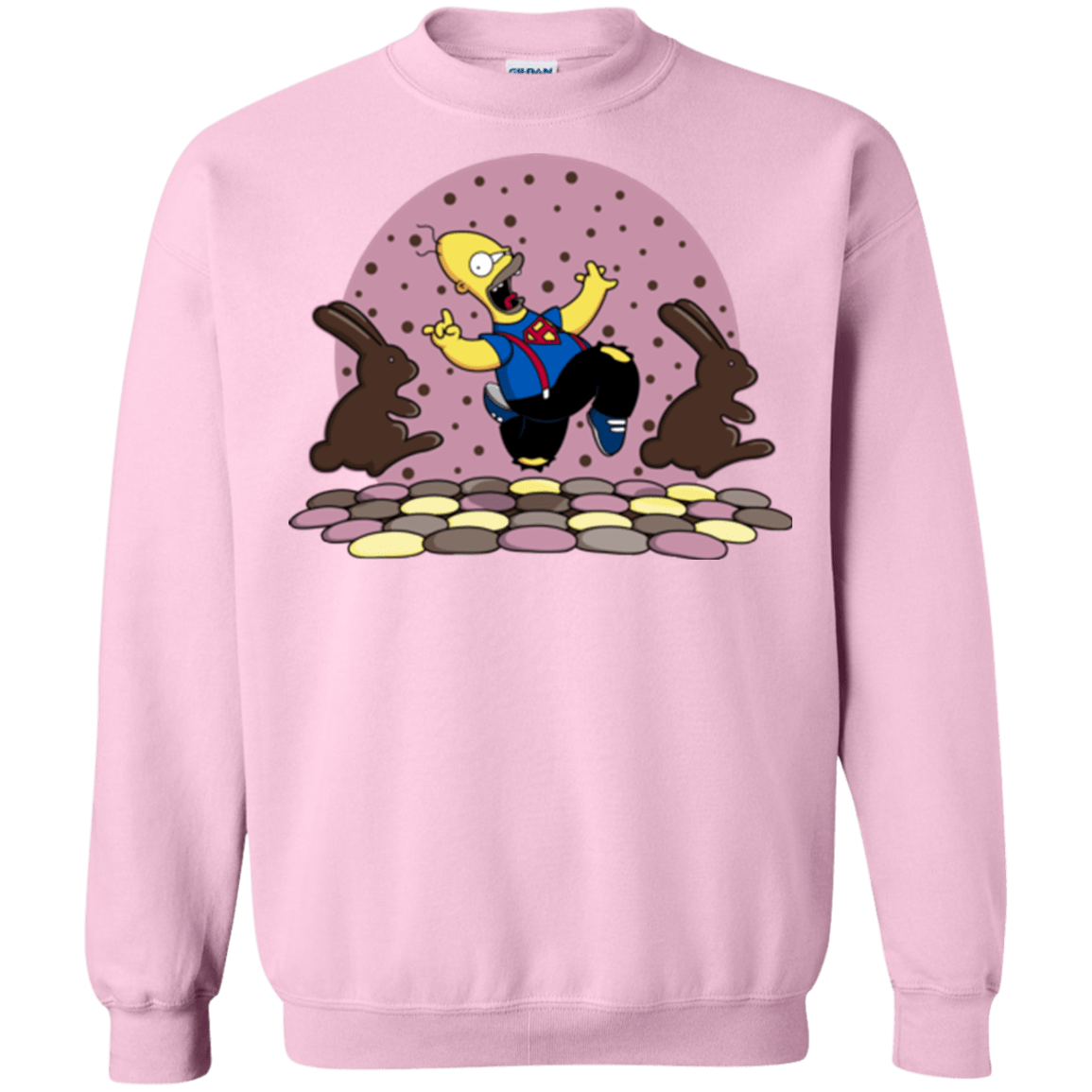 Sweatshirts Light Pink / Small The Land of Chocolate Crewneck Sweatshirt