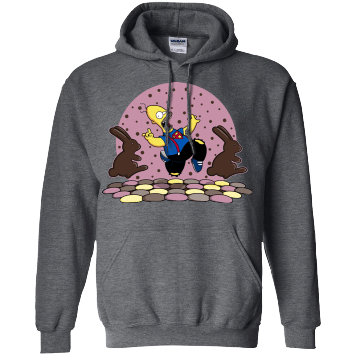 Sweatshirts Dark Heather / Small The Land of Chocolate Pullover Hoodie