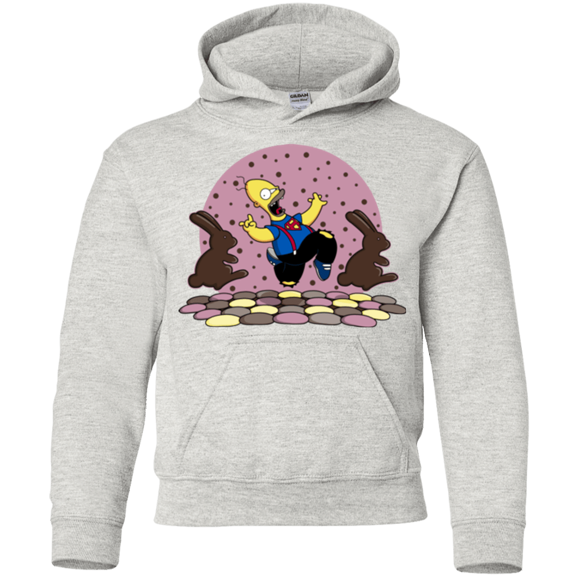 Sweatshirts Ash / YS The Land of Chocolate Youth Hoodie