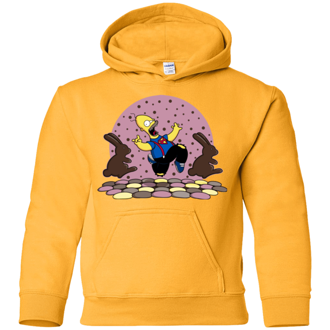 Sweatshirts Gold / YS The Land of Chocolate Youth Hoodie