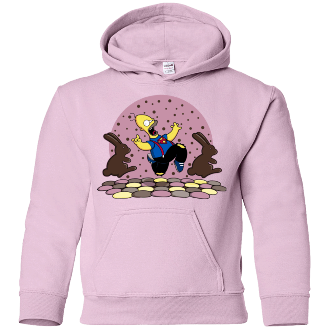 Sweatshirts Light Pink / YS The Land of Chocolate Youth Hoodie
