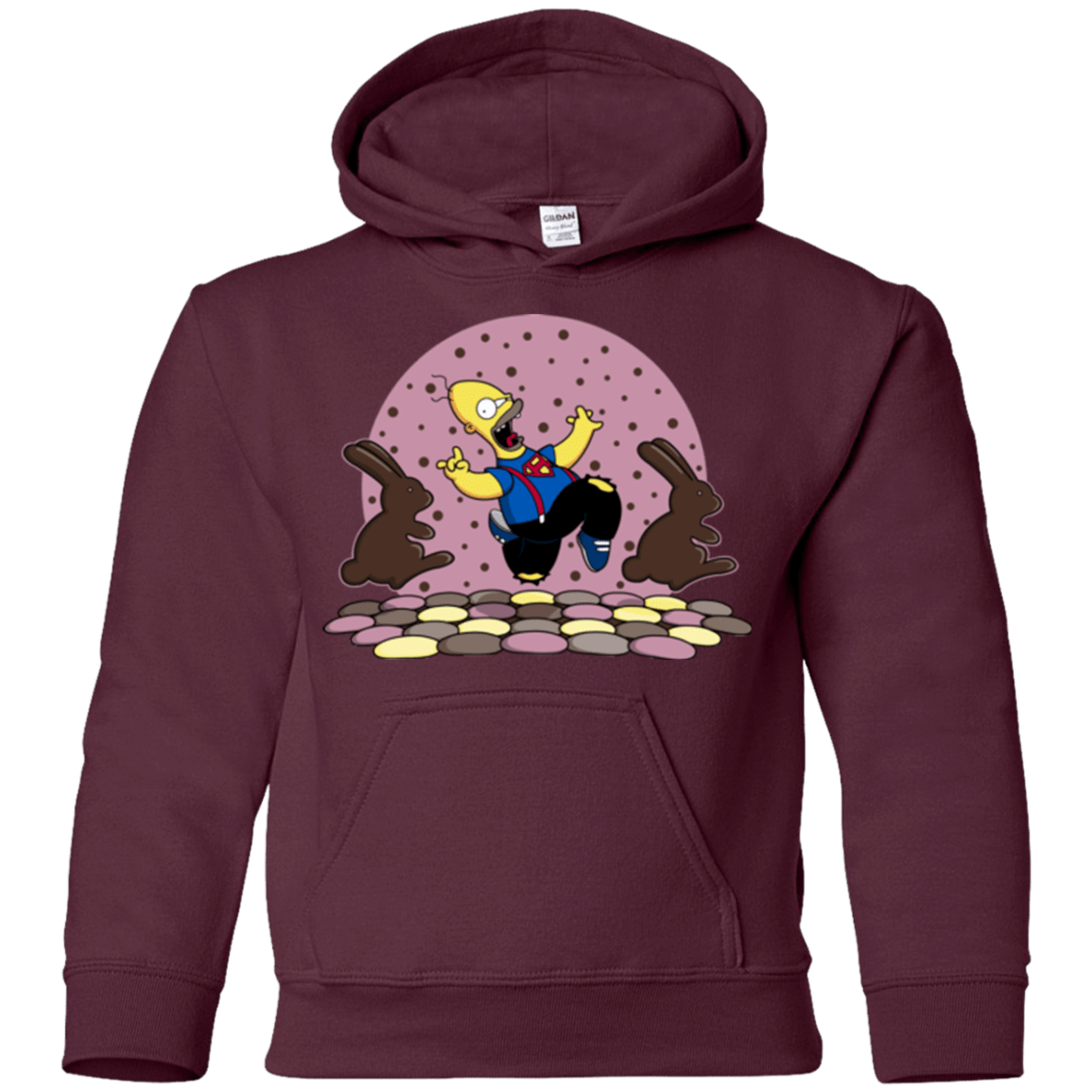 Sweatshirts Maroon / YS The Land of Chocolate Youth Hoodie