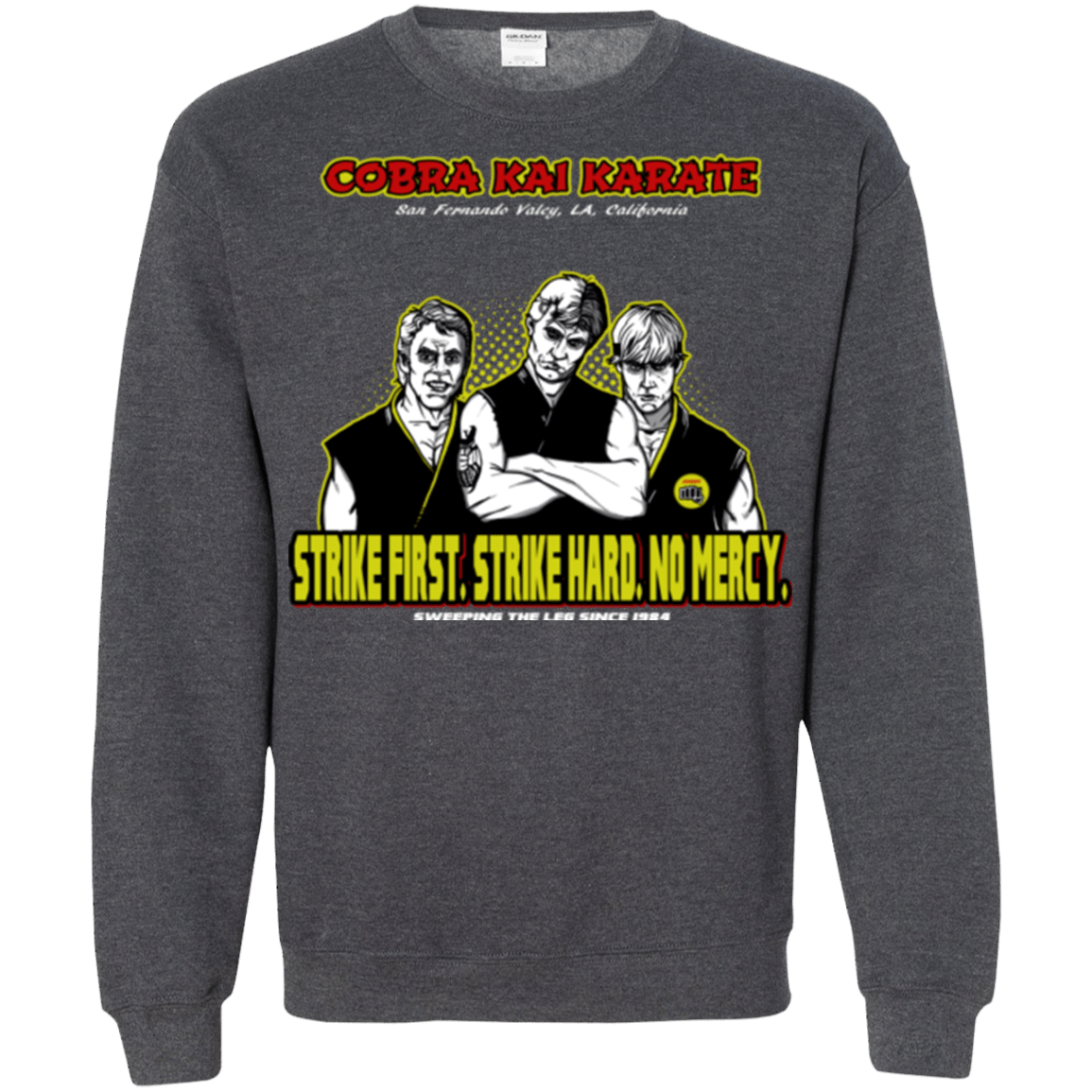 Sweatshirts Dark Heather / Small The Leg Sweepers Crewneck Sweatshirt